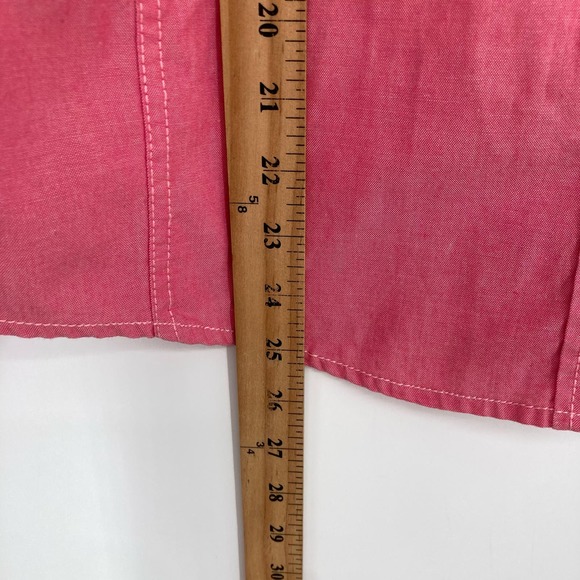 Schmidt Workwear Pink Pearl Snap Western Shirt Womens Medium - Picture 8 of 9